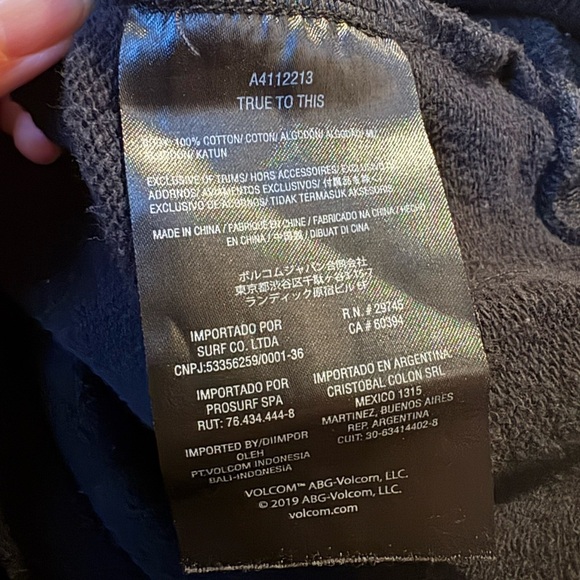 Volcom x Thomas Hooper Multicolor Geometric Graphic Hoodie Sweatshirt Size Small - Picture 6 of 6